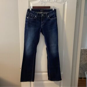 Silver Elyse Slim Fit Women's Blue Jeans. Size 28.   B8